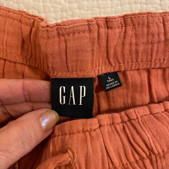 NWT  Gap gauze pants - Large Tall LT - Picture 3 of 5